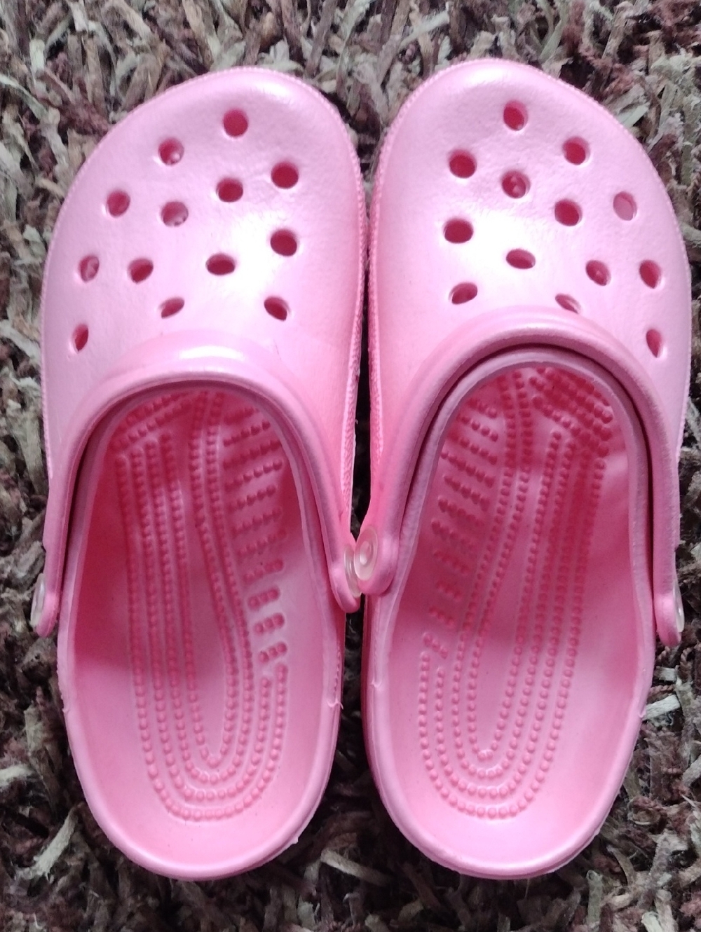 Pink Crocs Like (Holey Soles) W 6/7 Clogs